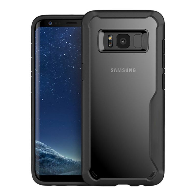 Deksel Samsung Galaxy S8 Svart Gjennomsiktig Hybriddesign