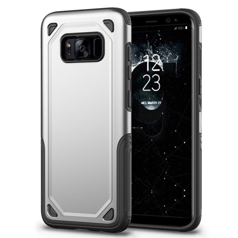 Deksel Samsung Galaxy S8 Svart Rustning Av Metall