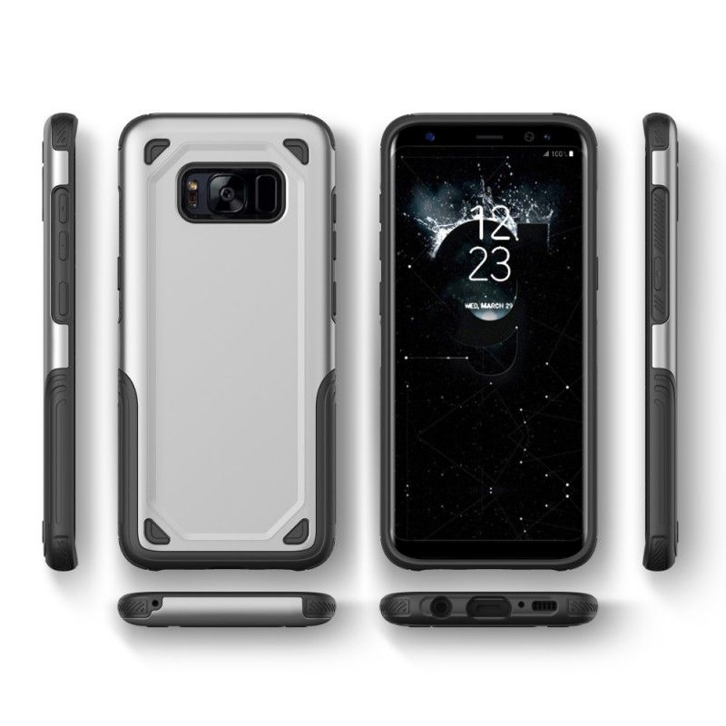 Deksel Samsung Galaxy S8 Svart Rustning Av Metall