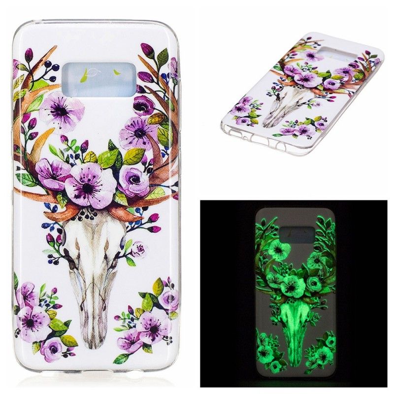 Fluorescerende Blomsterelg Samsung Galaxy Etui