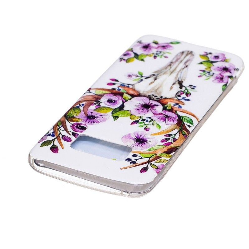 Fluorescerende Blomsterelg Samsung Galaxy Etui