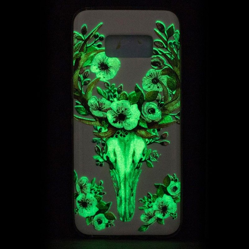 Fluorescerende Blomsterelg Samsung Galaxy Etui