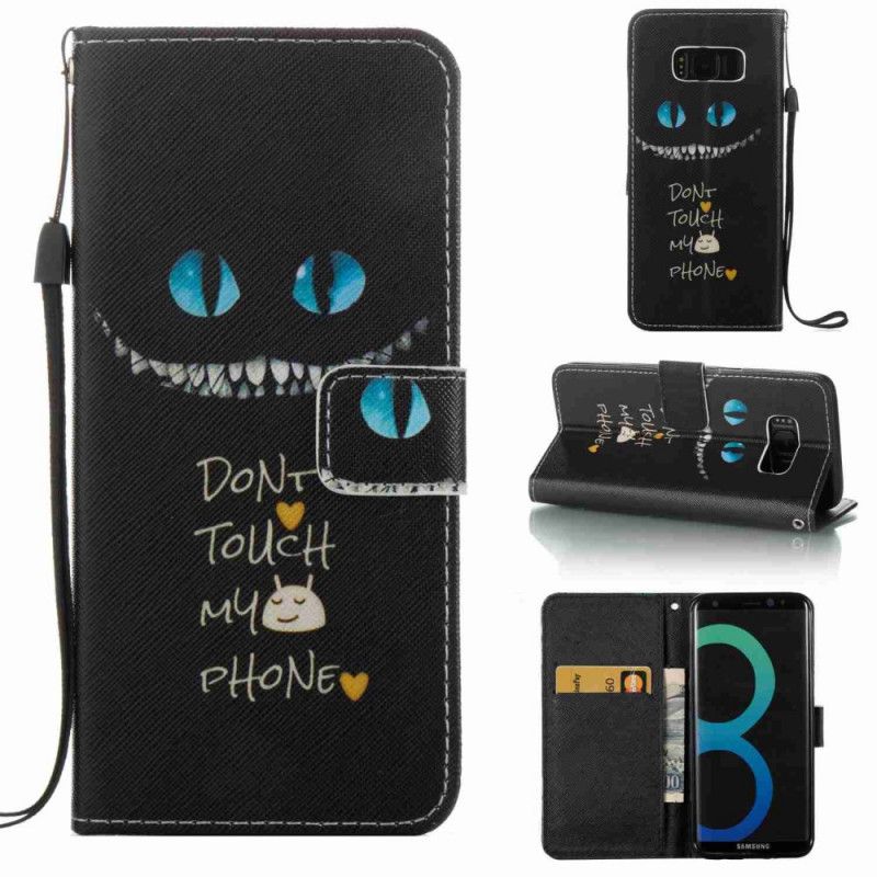 Folio Deksel for Samsung Galaxy S8 Ondsinnet Katt