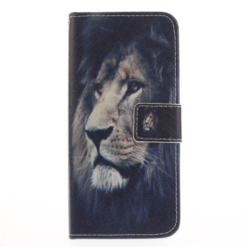 Folio Deksel Samsung Galaxy S8 Drømmende Løve