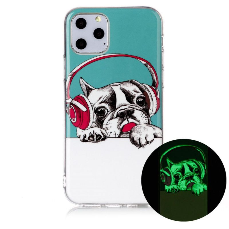 Deksel for iPhone 11 Pro Fluorescerende Hund