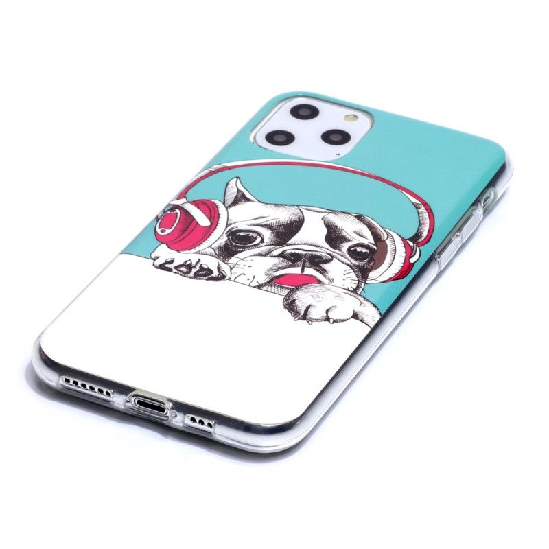 Deksel for iPhone 11 Pro Fluorescerende Hund