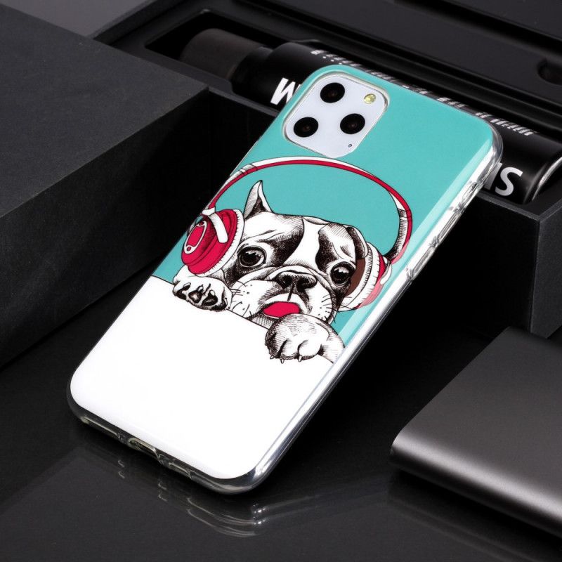 Deksel for iPhone 11 Pro Fluorescerende Hund