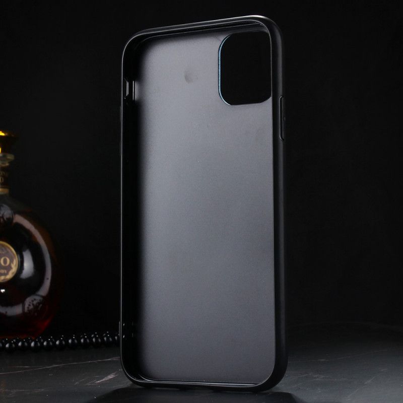 Deksel for iPhone 11 Pro Grå Tofarget Imitert Skinn