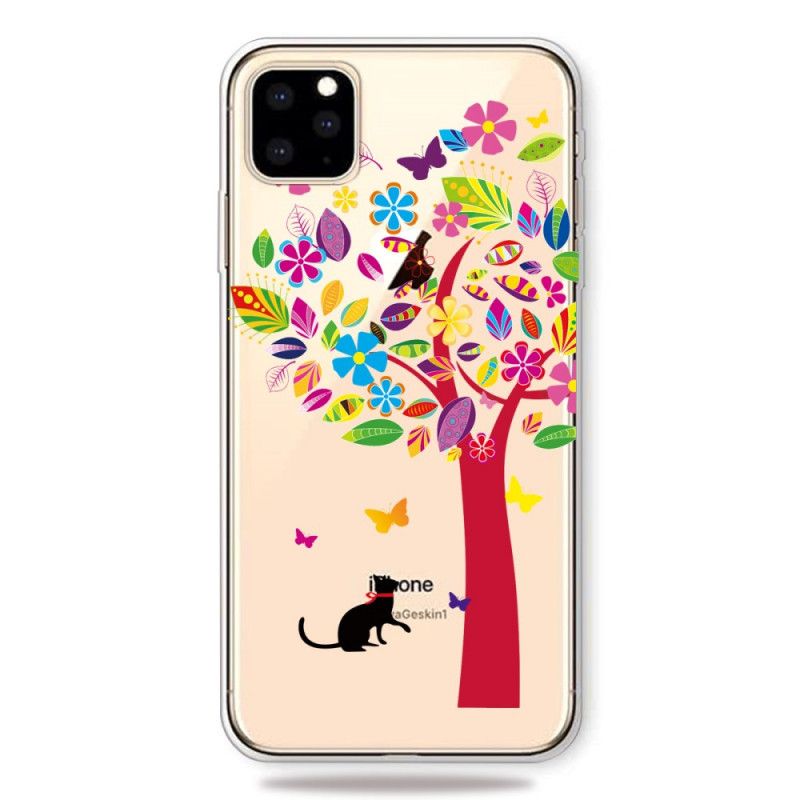 Deksel for iPhone 11 Pro Katt Under Treet