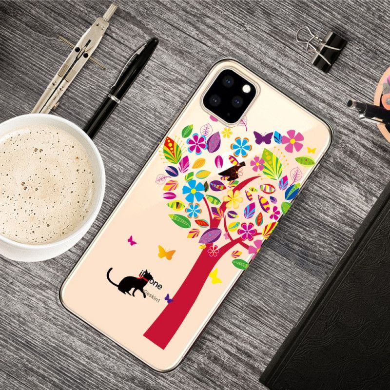 Deksel for iPhone 11 Pro Katt Under Treet