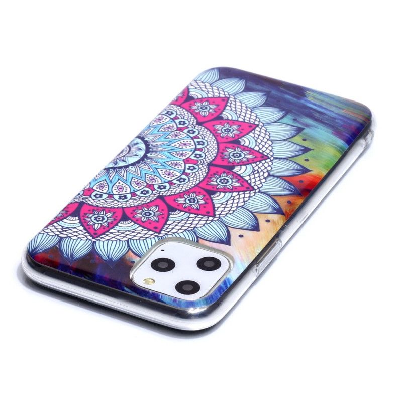 Deksel iPhone 11 Pro Fluorescerende Mandala Beskyttelse