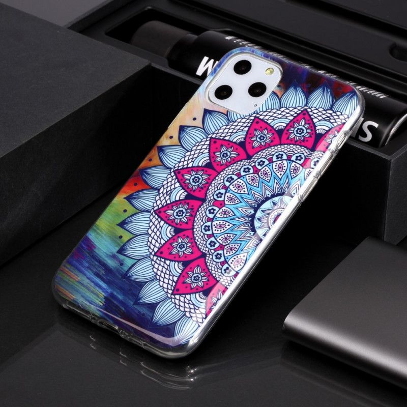 Deksel iPhone 11 Pro Fluorescerende Mandala Beskyttelse