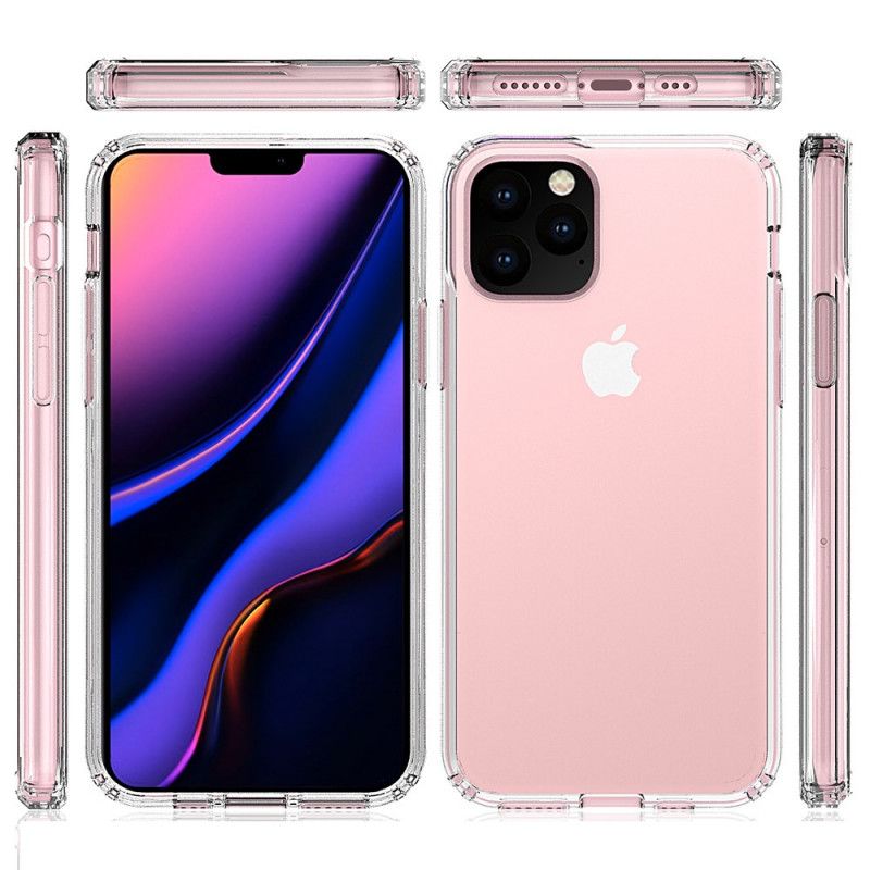 Deksel iPhone 11 Pro Gjennomsiktig Hybriddesign