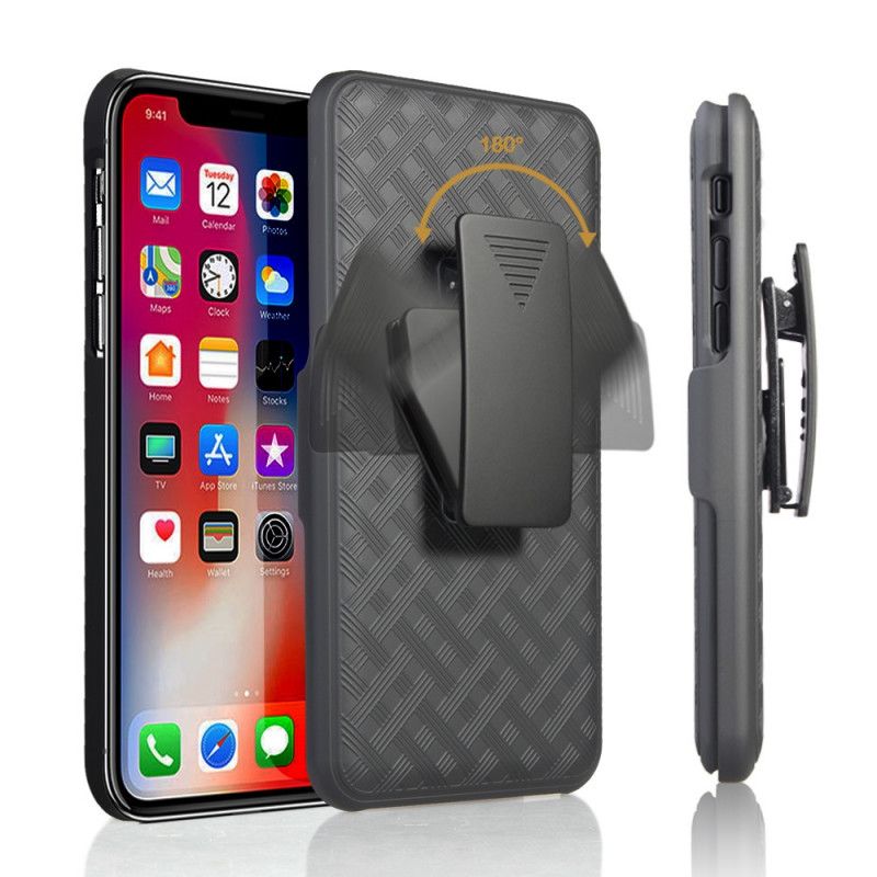 Deksel iPhone 11 Pro Klipsfinger Anti-fall