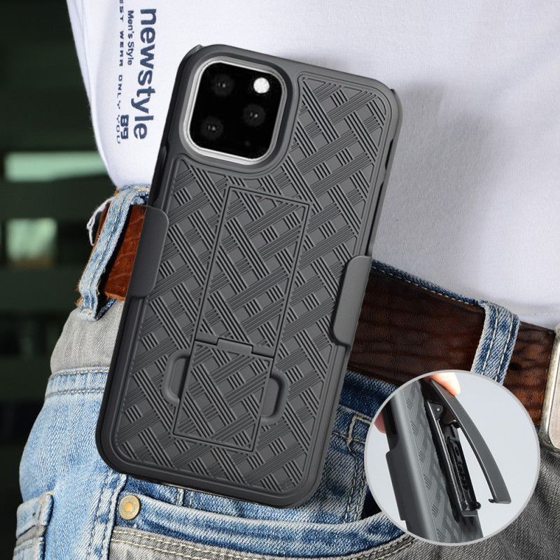 Deksel iPhone 11 Pro Klipsfinger Anti-fall