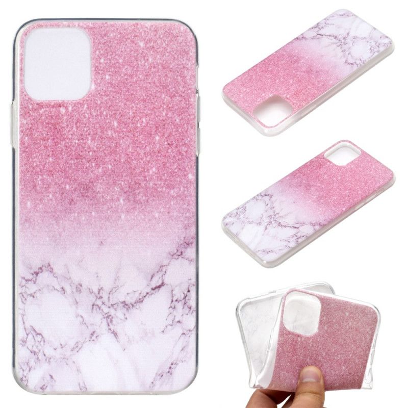 Deksel iPhone 11 Pro Magenta Marmor