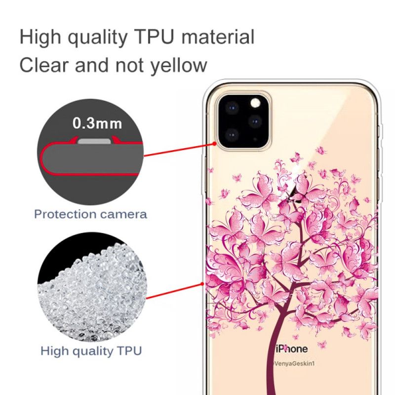 Deksel iPhone 11 Pro Rosa Tretopp