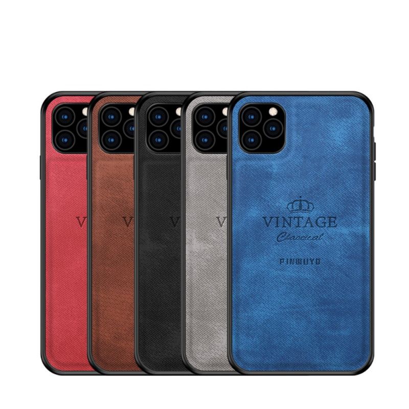 Deksel iPhone 11 Pro Svart Hederlig Vintage Pinwuyo Anti-fall