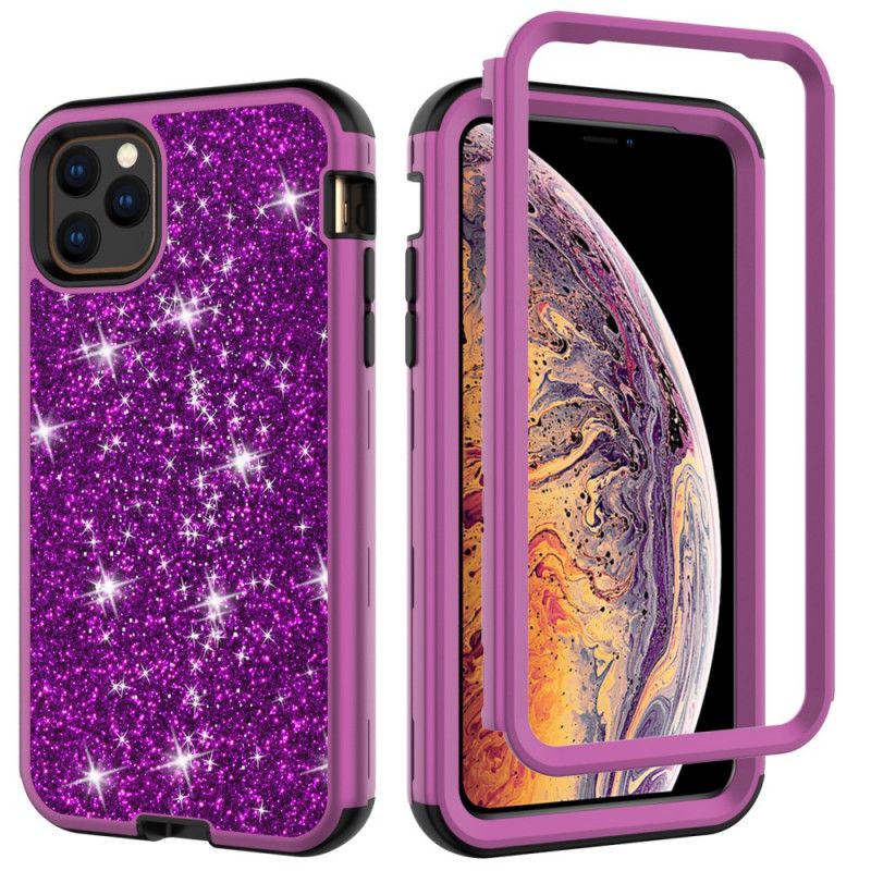 Deksel iPhone 11 Pro Svart Hybridglitter