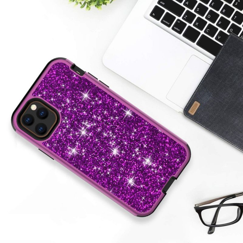 Deksel iPhone 11 Pro Svart Hybridglitter