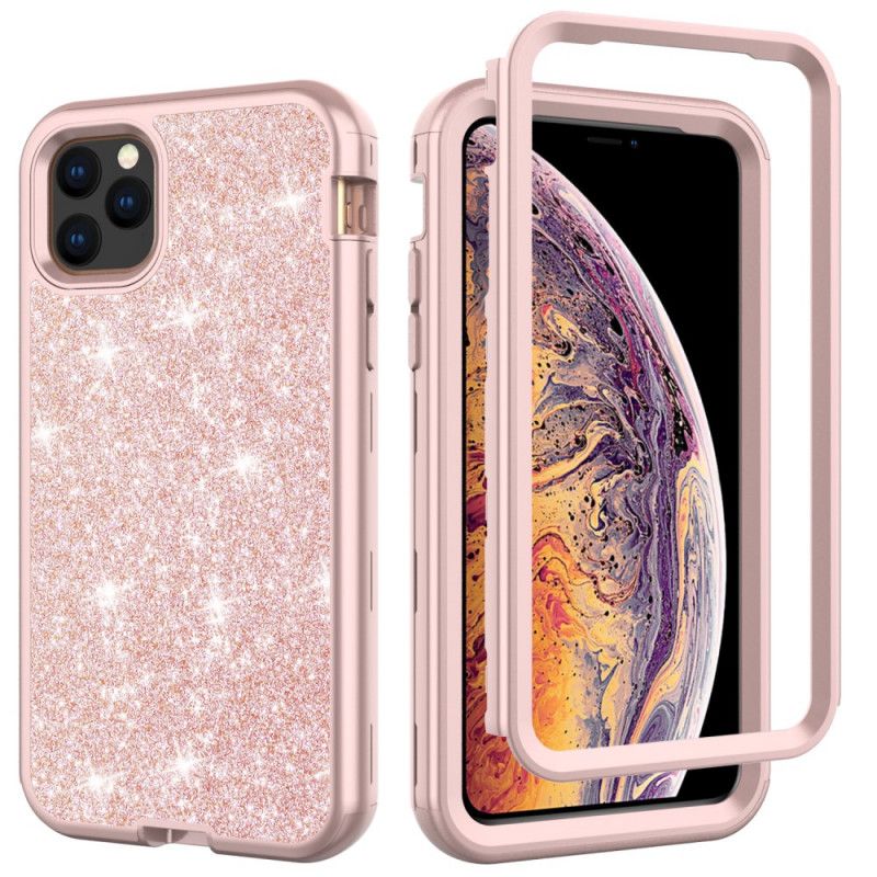 Deksel iPhone 11 Pro Svart Hybridglitter