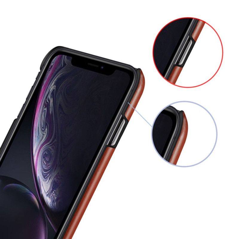 Deksel iPhone 11 Pro Svart Ksq Tofarget Skinneffekt