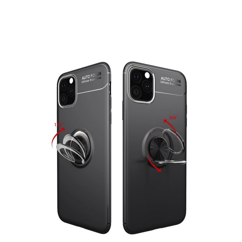 Deksel iPhone 11 Pro Svart Roterende Ring