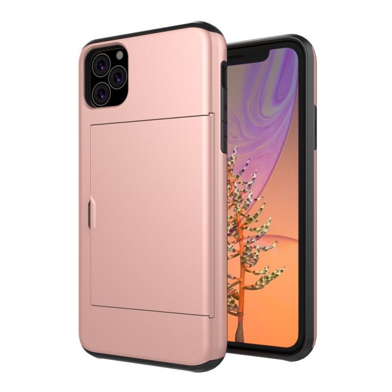 Deksel iPhone 11 Pro Svart Stiv Prangende Kortholder