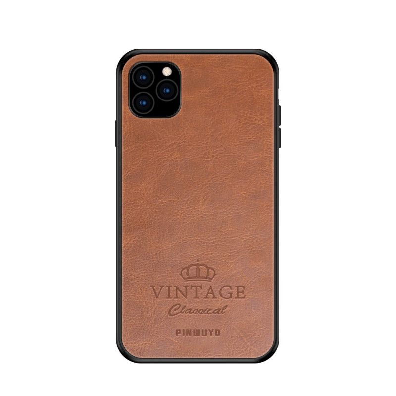 Deksel iPhone 11 Pro Svart Vintage Pinwuyo Skinneffekt