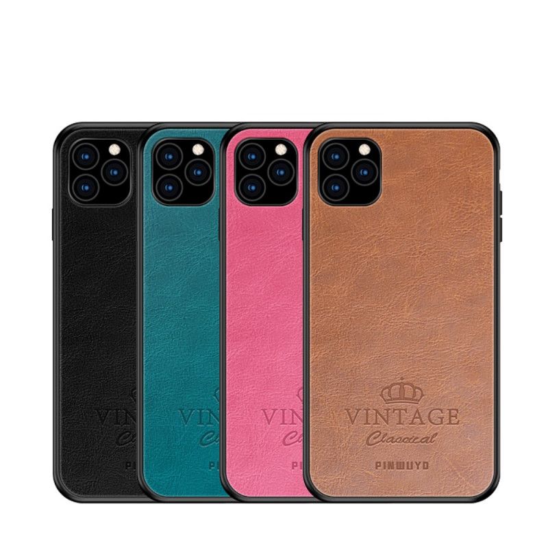 Deksel iPhone 11 Pro Svart Vintage Pinwuyo Skinneffekt