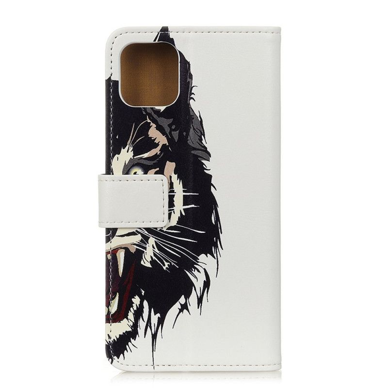 Folio Deksel for iPhone 11 Pro Grusom Tiger