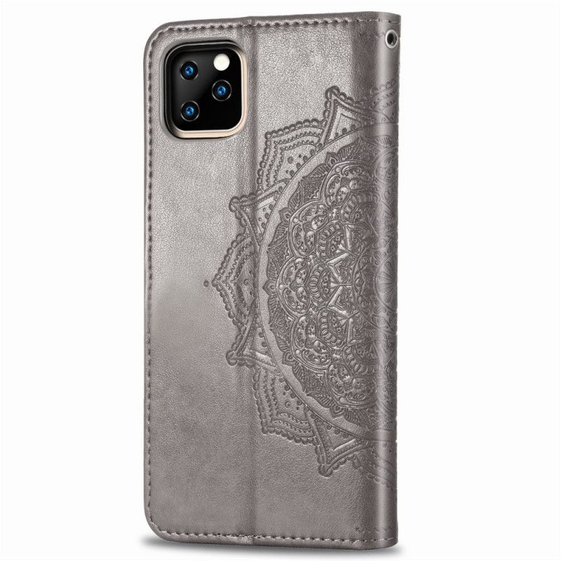 Folio Deksel for iPhone 11 Pro Svart Middelaldermandala