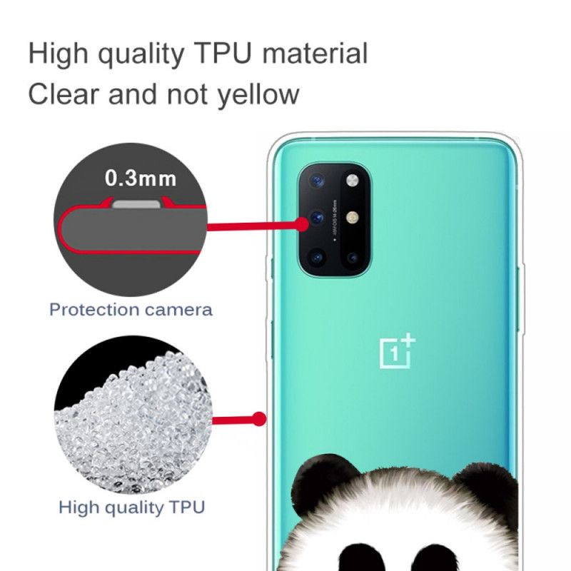 Deksel OnePlus 8T Gjennomsiktig Panda Beskyttelse