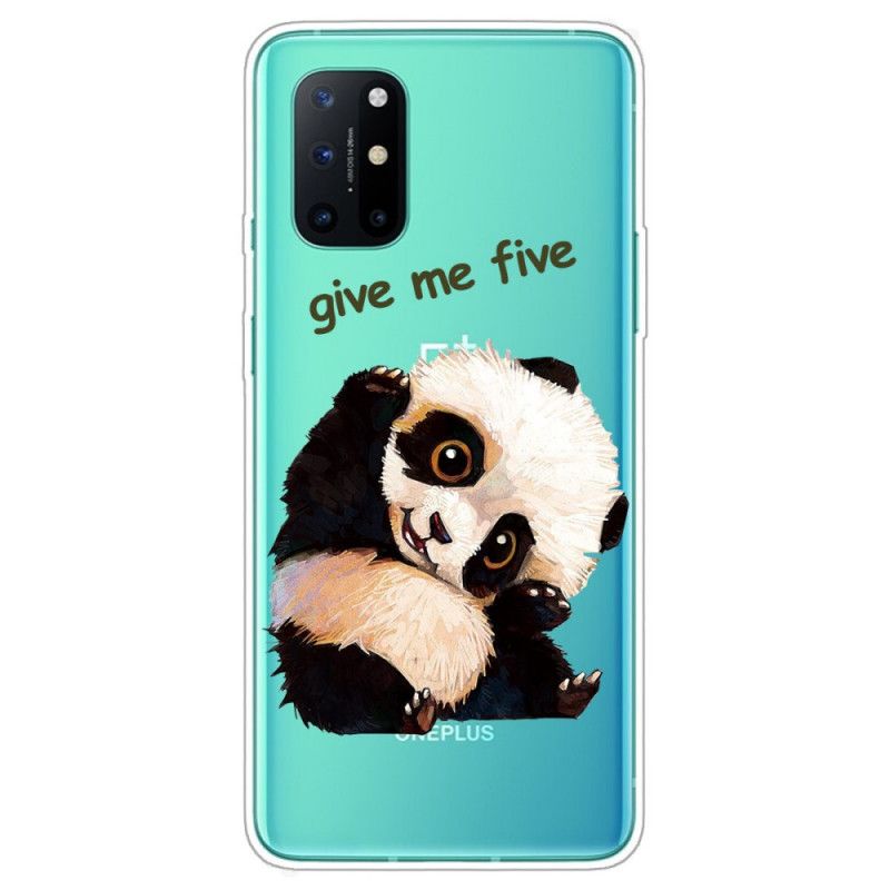 Deksel OnePlus 8T Gjennomsiktig Panda Gi Meg Fem