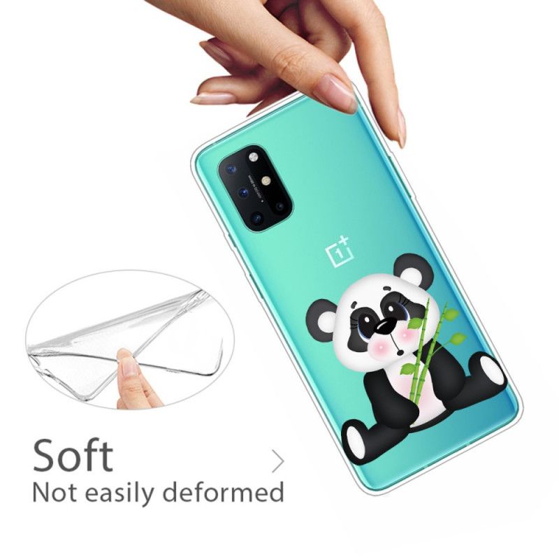 Deksel OnePlus 8T Gjennomsiktig Trist Panda Beskyttelse