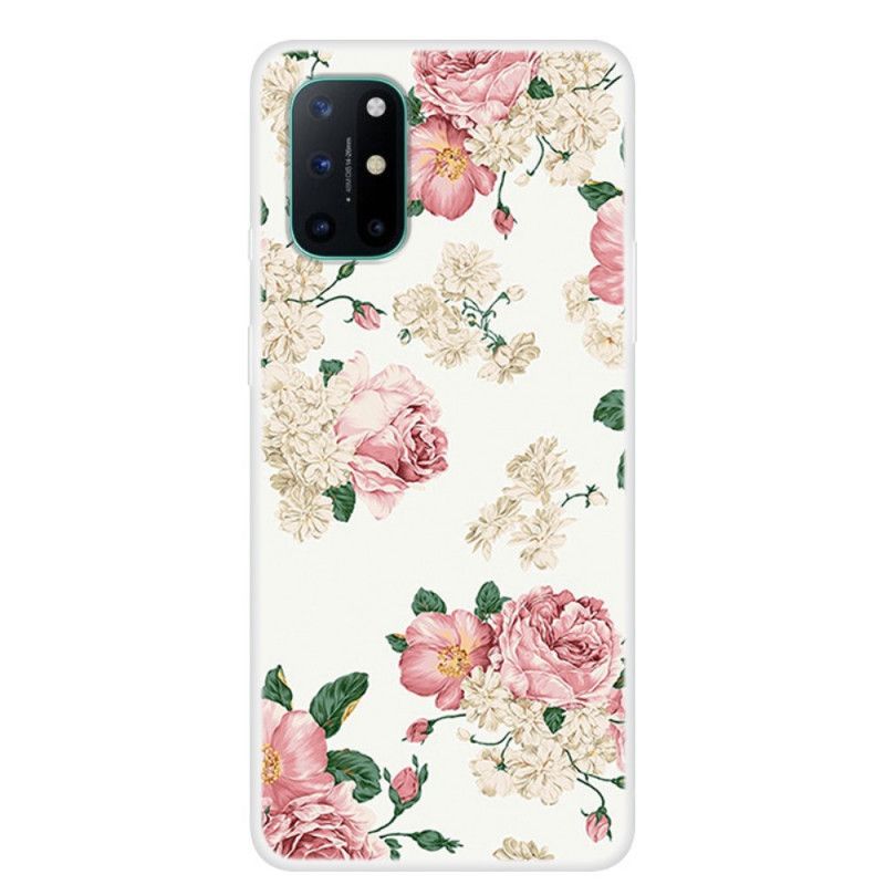 Deksel OnePlus 8T Gjennomsiktige Frihetsblomster