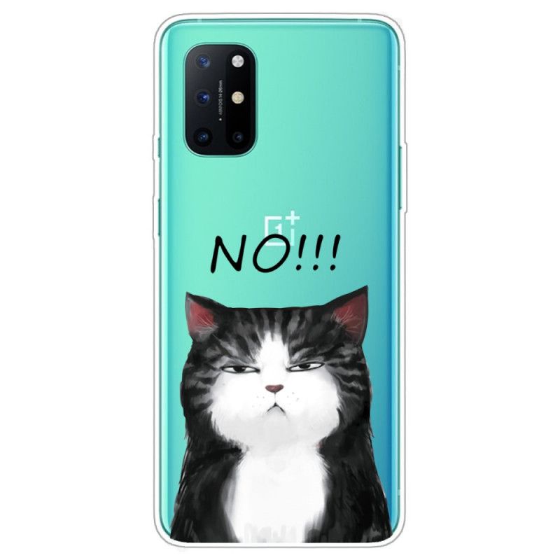 Deksel OnePlus 8T Katten Som Sier Nei Anti-fall