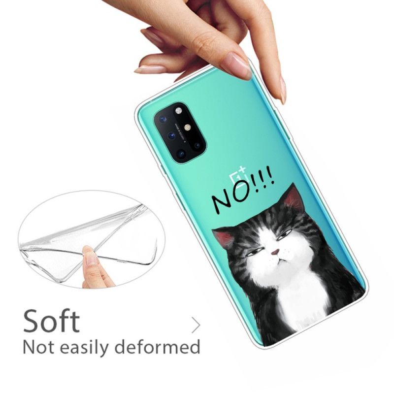 Deksel OnePlus 8T Katten Som Sier Nei Anti-fall