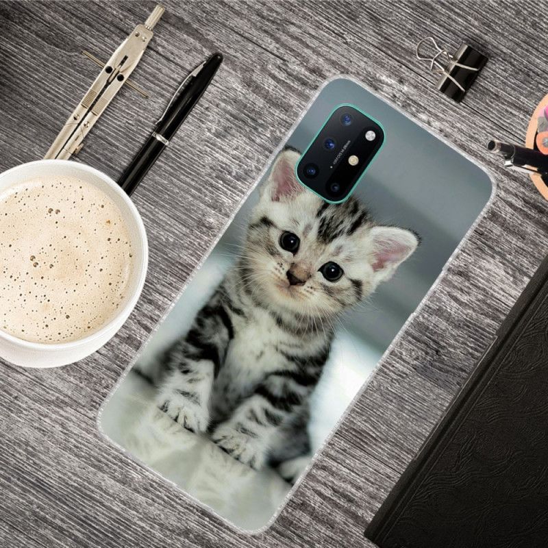 Deksel OnePlus 8T Kattunge