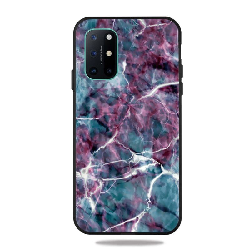 Deksel OnePlus 8T Lilla Marmor