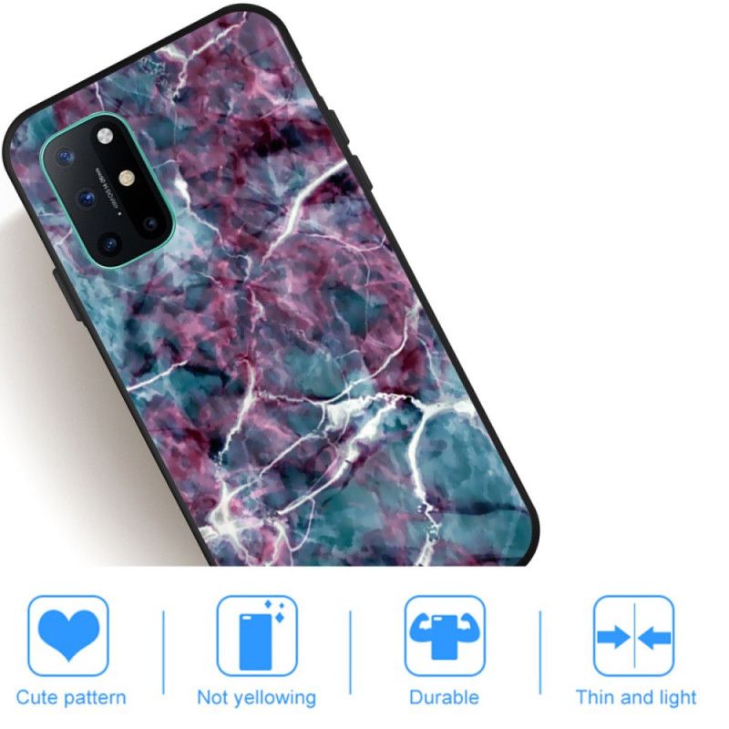 Deksel OnePlus 8T Lilla Marmor