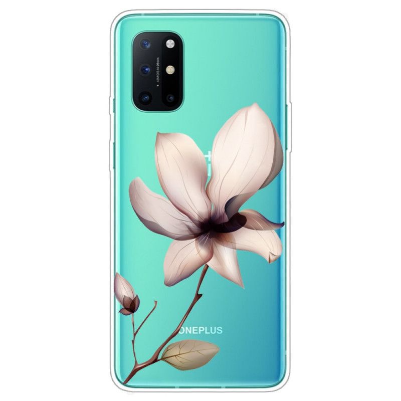 Deksel OnePlus 8T Magenta Mobildeksel Premium Blomster