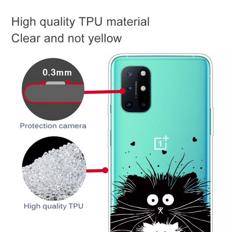 Deksel OnePlus 8T Se På De Gale Kattene Beskyttelse