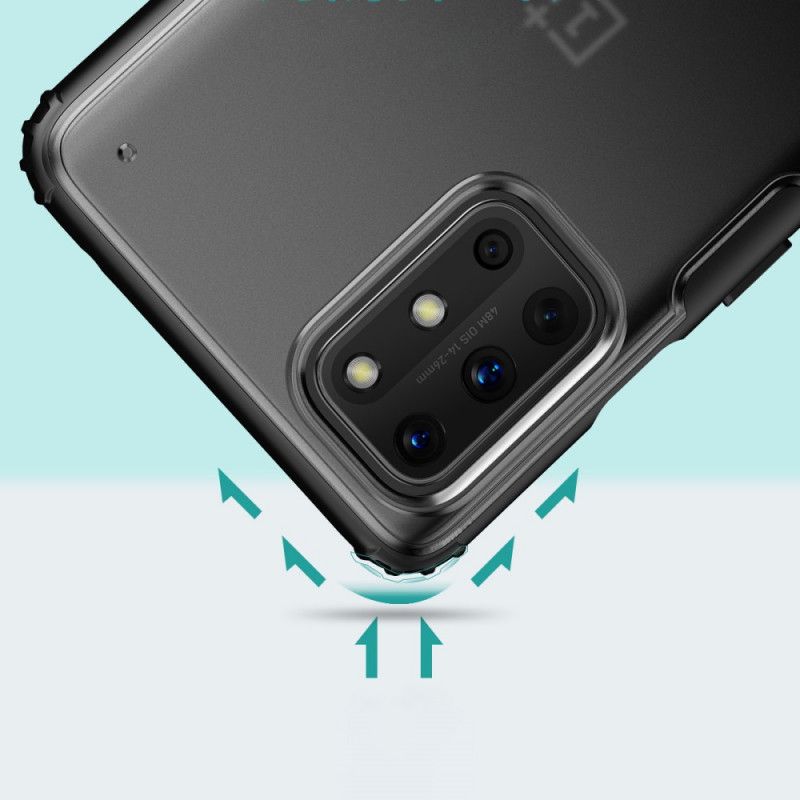 Deksel OnePlus 8T Svart Frostet Hybrid Anti-fall