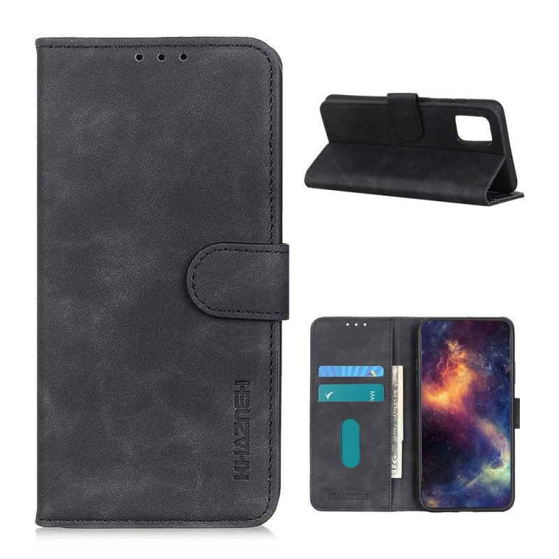 Folio Deksel for OnePlus 8T Svart Vintage Khazneh-Skinneffekt