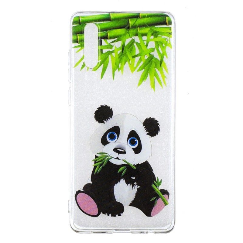 Deksel for Huawei P30 Gjennomsiktig Panda-Spis