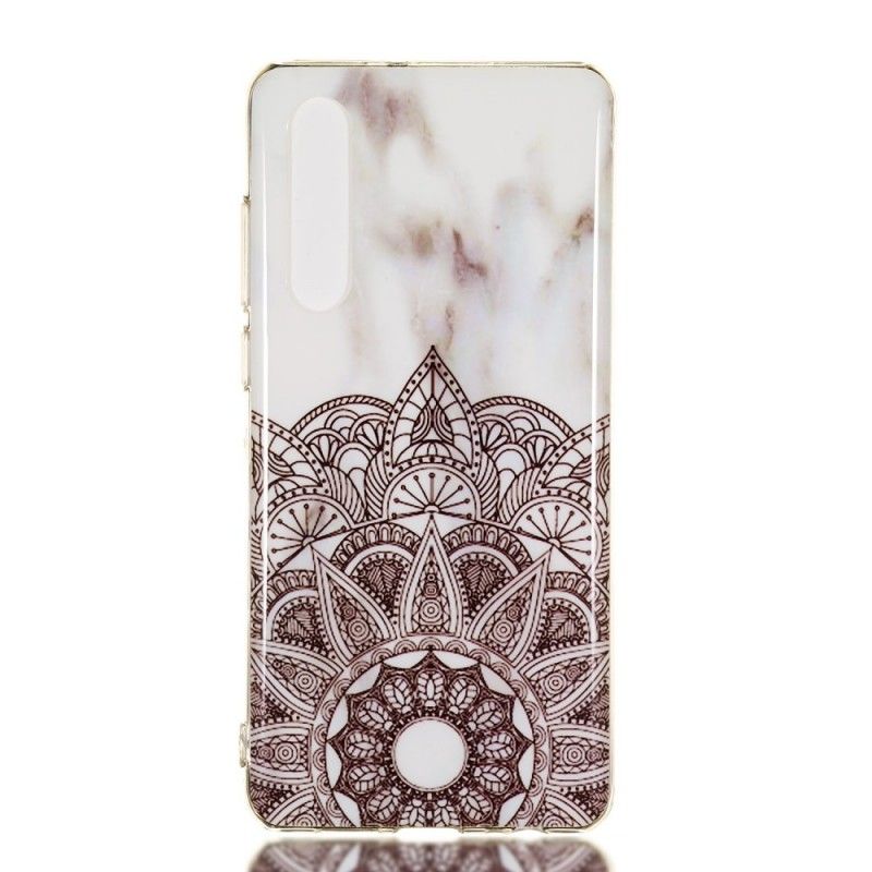 Deksel for Huawei P30 Marmorert Mandala