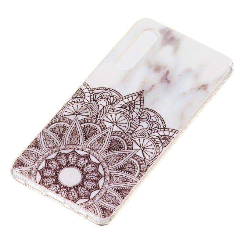 Deksel for Huawei P30 Marmorert Mandala