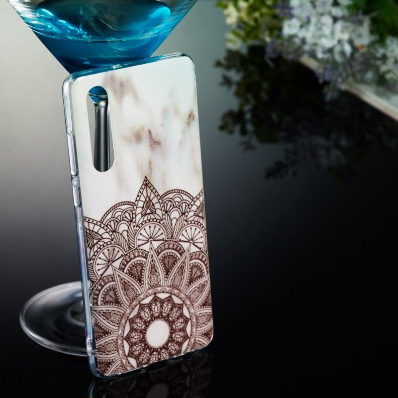 Deksel for Huawei P30 Marmorert Mandala