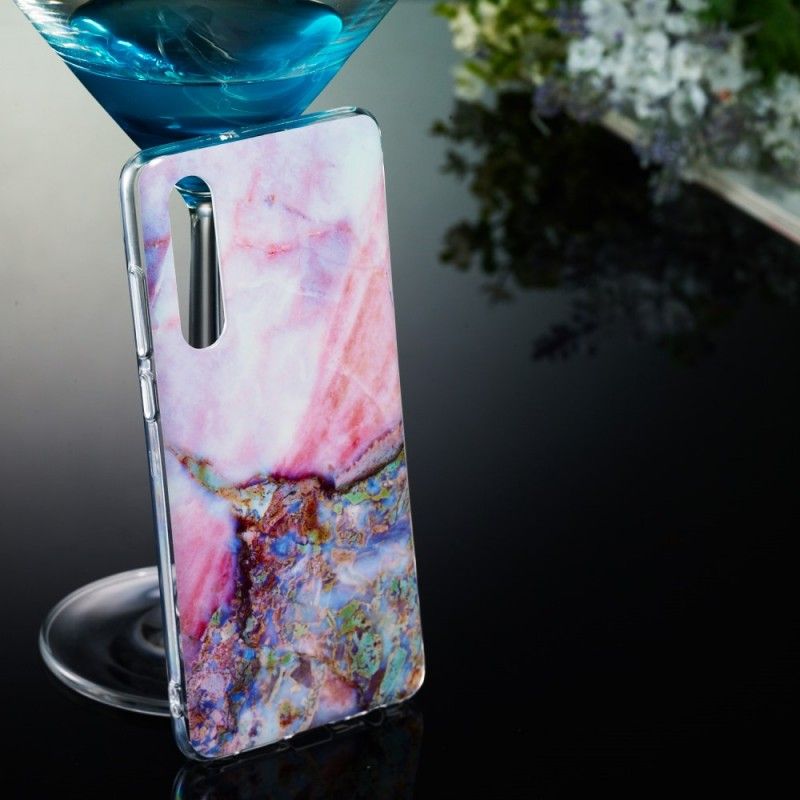 Deksel Huawei P30 Flerfarget Marmor